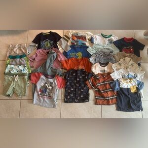 Assorted Kids' T-Shirts and Shorts Set Toddler 18 month-2T